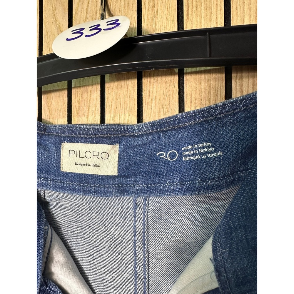 333 Pilcro and the Letterpress High Rise Wide Leg Jeans (30, Denim, EUC) - Picture 4 of 4